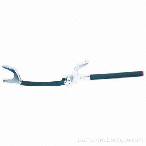 Steering Wheel Lock, Made of Steel, Available in Various Shapes and Sizes